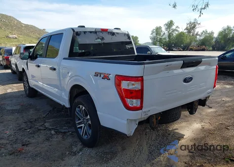 2022 Ford F-150 Xl z USA, uszkodzony, nr VIN 1FTEW1CP5NKD23636